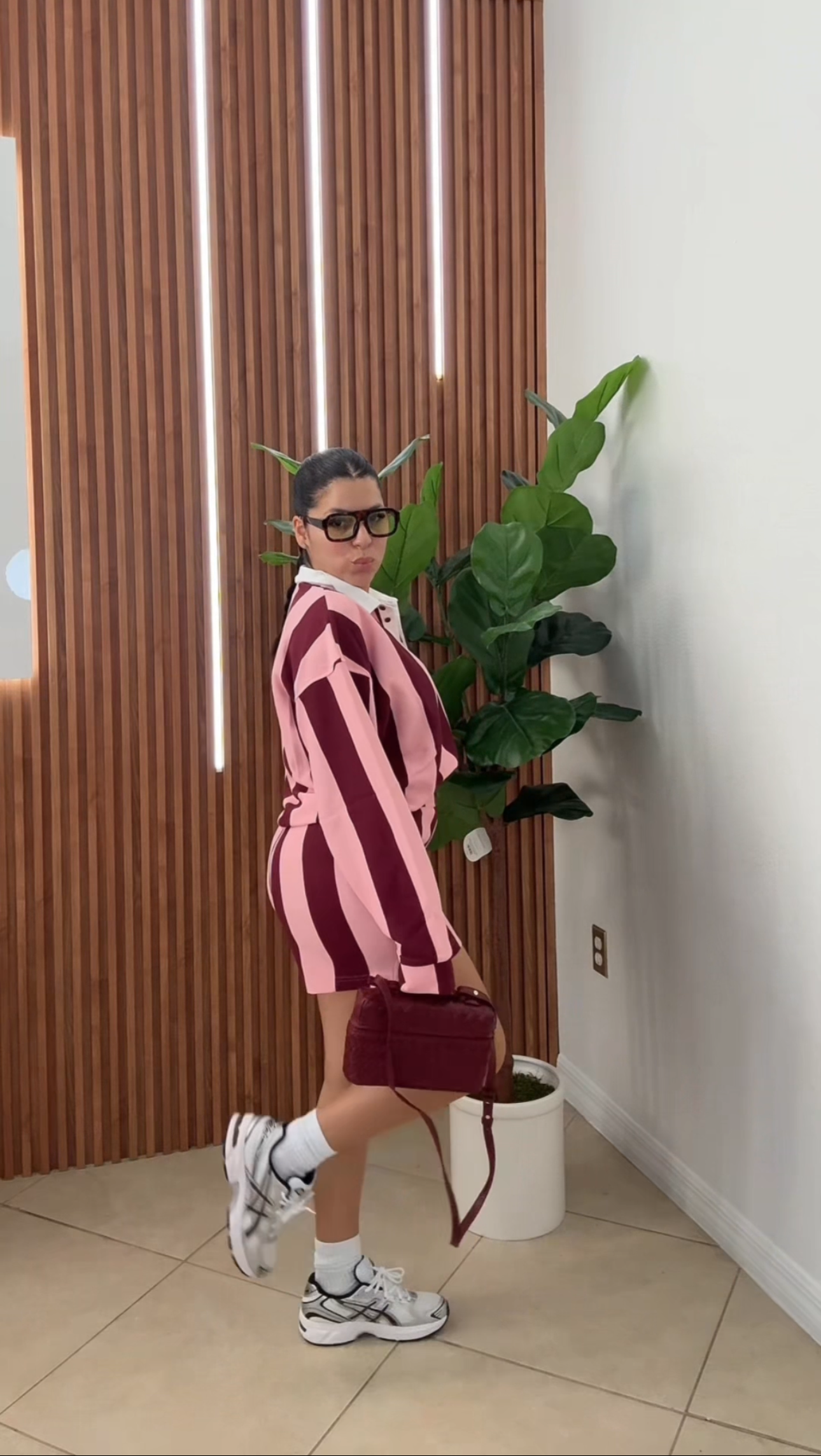 Wine & Blush Short Set