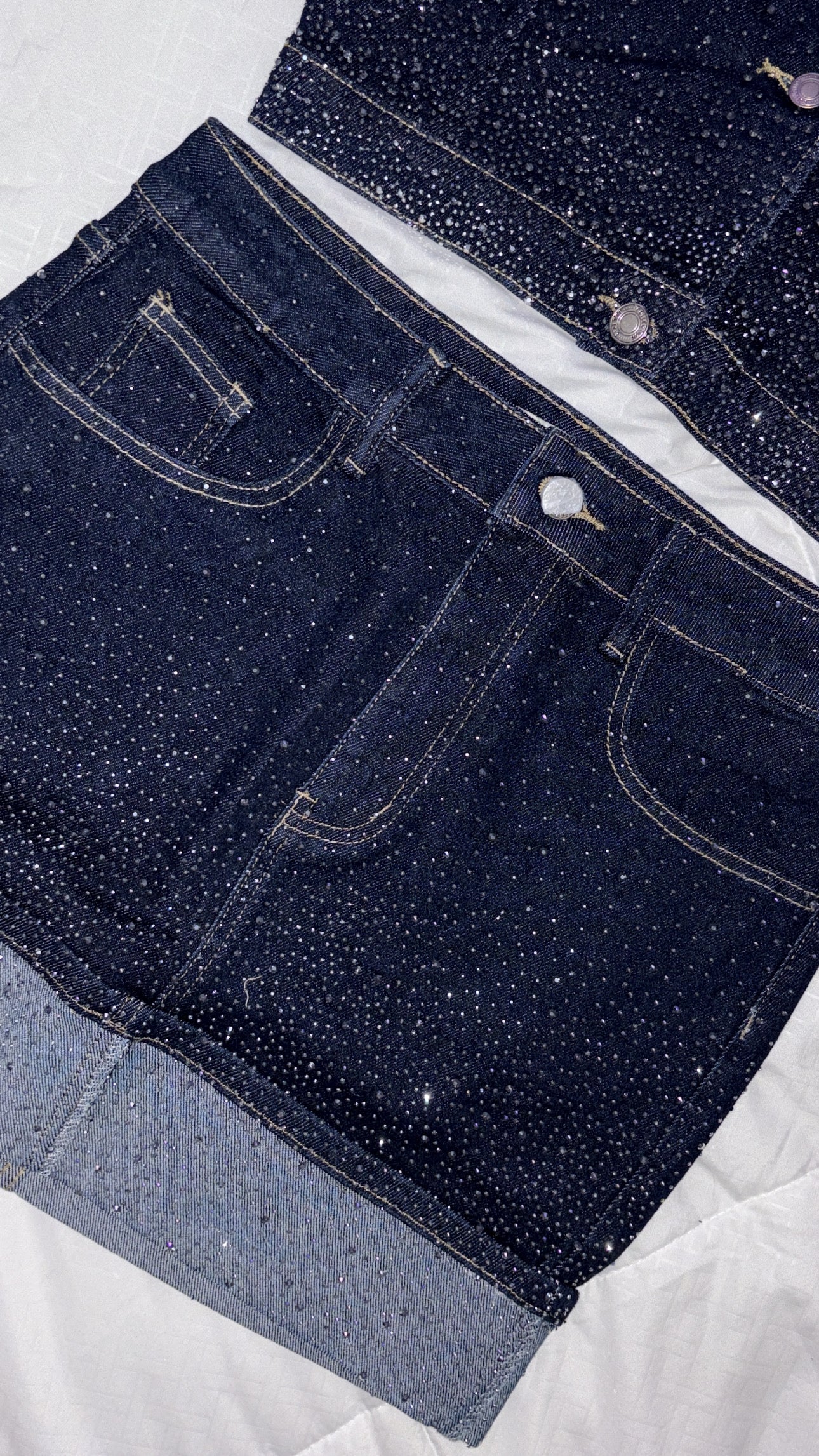 Brilli Brilli Denim Skirt Set